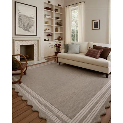Chris Loves Julia x Loloi Scottie Fog / Ivory Area Rug | Wayfair North America