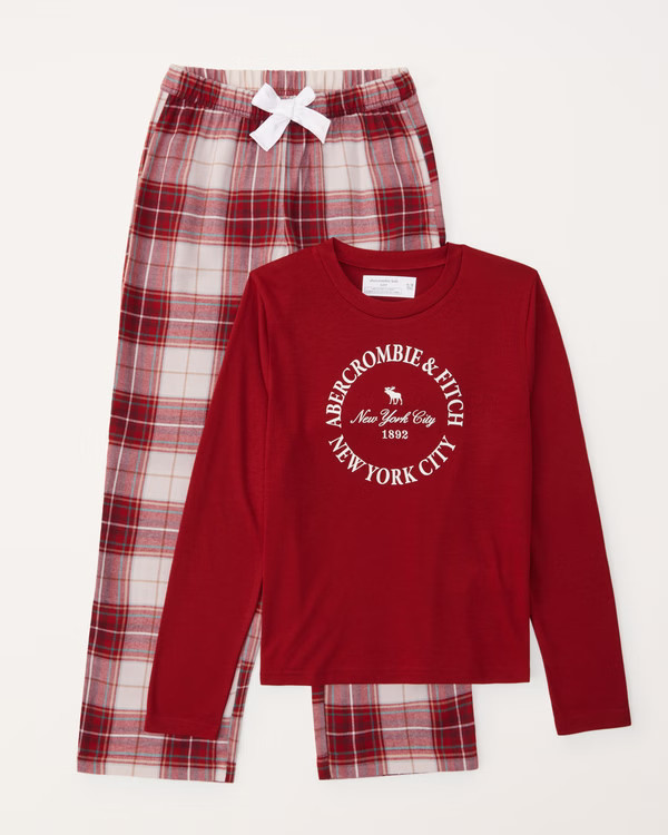 flannel pajama set | Abercrombie & Fitch (US)