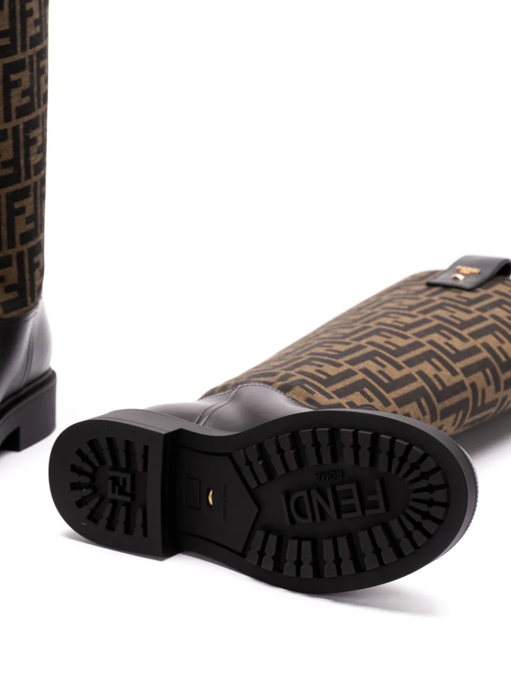 35mm FF jacquard boots | Farfetch Global