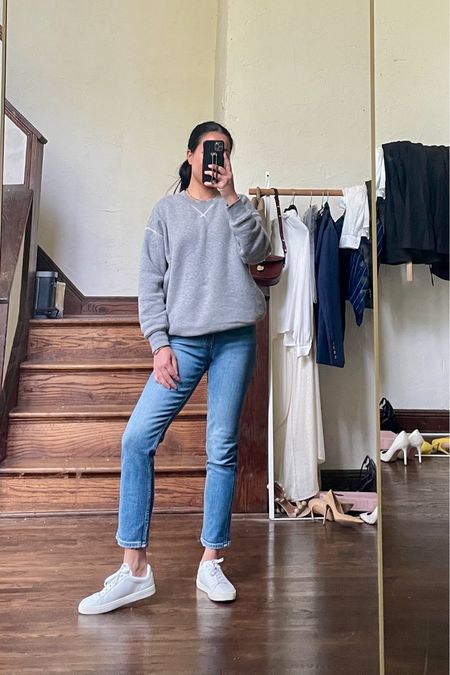 $35 currently on sale! Trying on the denim and it’s 💯! Very postpartum-pouch-friendly and petite-friendly! The perfect amount of stretch without losing much shape and very flattering with sneakers, flats and loafers. Soft and super comfortable! 

For size reference, I’m 5 ft 105 pounds and wearing a 25P. Perfect fit and length! 


#LTKstyletip #LTKfindsunder50 #LTKsalealert