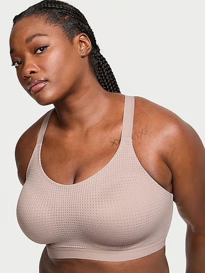 VSX Lightweight Mesh Sports Bra, Beige, 32D - Women's Sport Bras - Victoria's Secret | Victoria's Secret (US / CA )