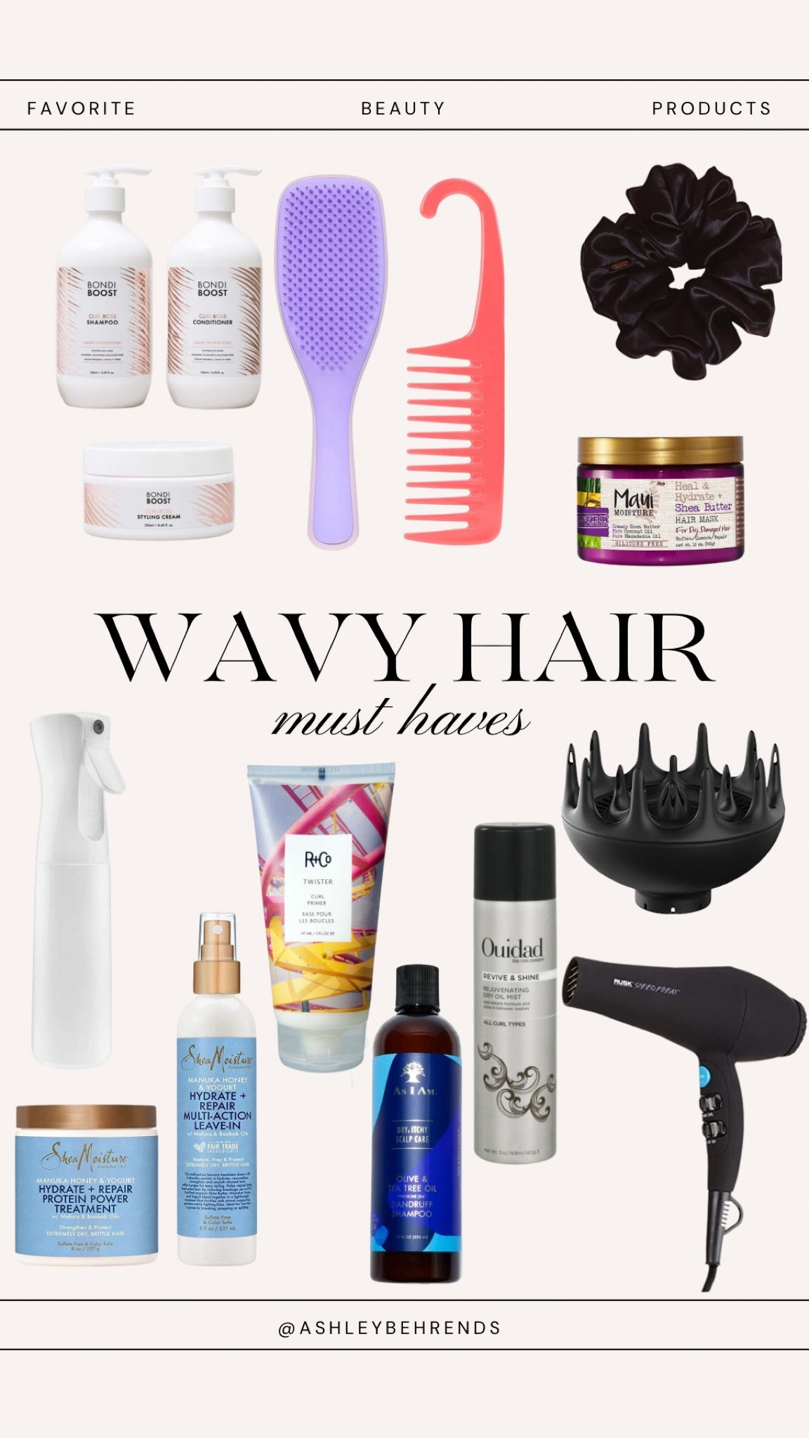 My 2023 Wavy Hair Favorites 🌀
Holy grail products I’ve tried + repurchased this year 
Bondiboost code: ashley15 to save 
#beautyfavorites #beauty #holygrail #favorites #hairproducts #wavyhair #bondiboost #curlyhair #tangleteezer #sheamoisture #haircare 

#LTKfindsunder100 #LTKSeasonal #LTKbeauty