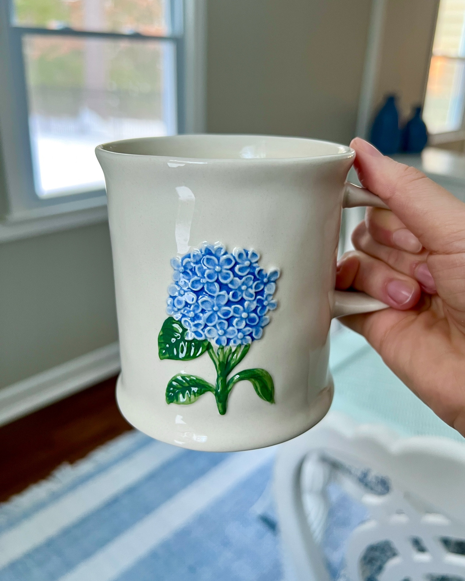 Starting the morning with my new favorite mug 🪻🩵 

#LTKHome