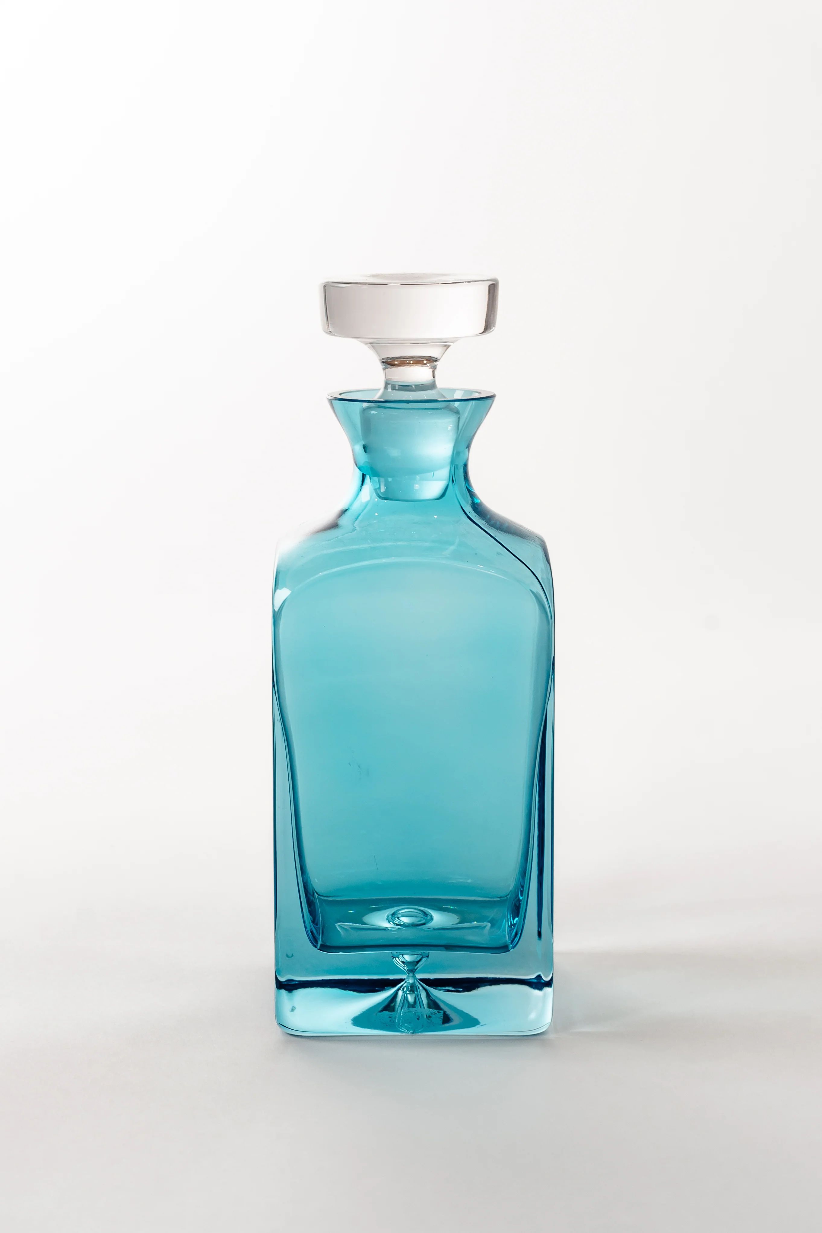 Estelle Colored Decanter- Heritage {Ocean Blue} | Estelle Colored Glass