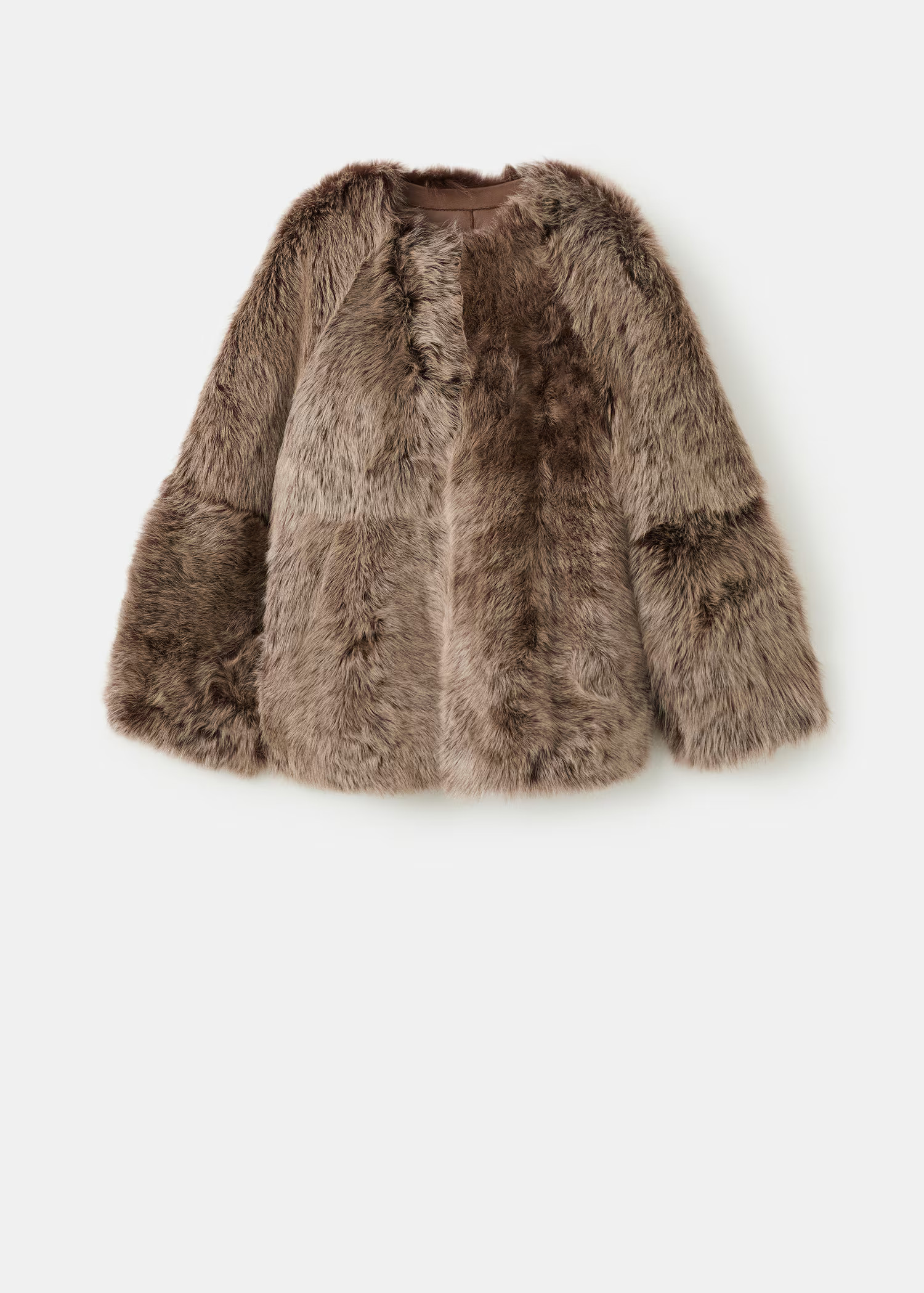 Reversible fur coat | Mango EU