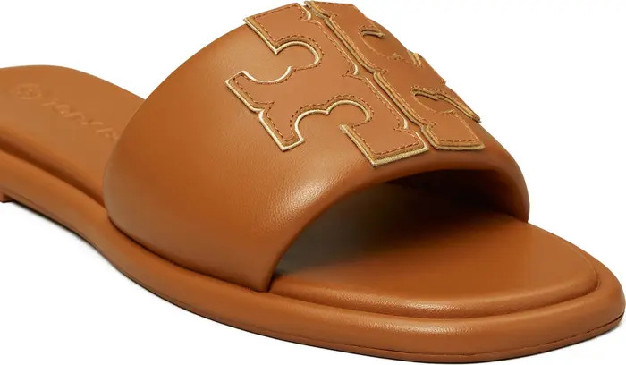 Double-T Leather Sport Slide Sandal (Women) | Nordstrom