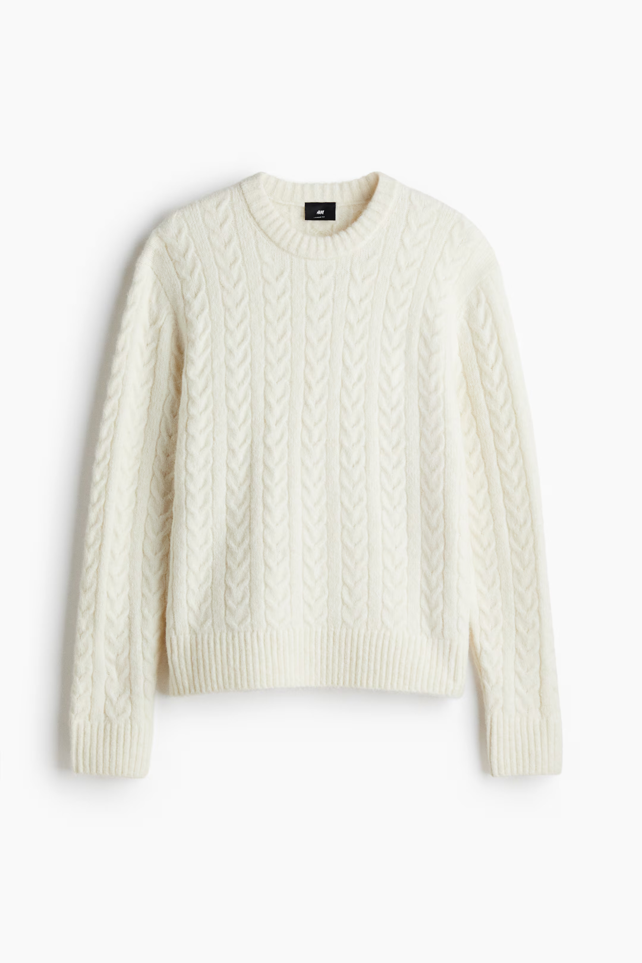 Regular Fit Cable knit jumper | H&M (UK, MY, IN, SG, PH, TW, HK)