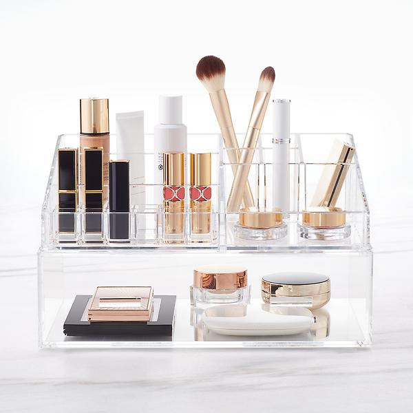 Luxe Makeup Organizer and Storage Set of 2 | The Container Store