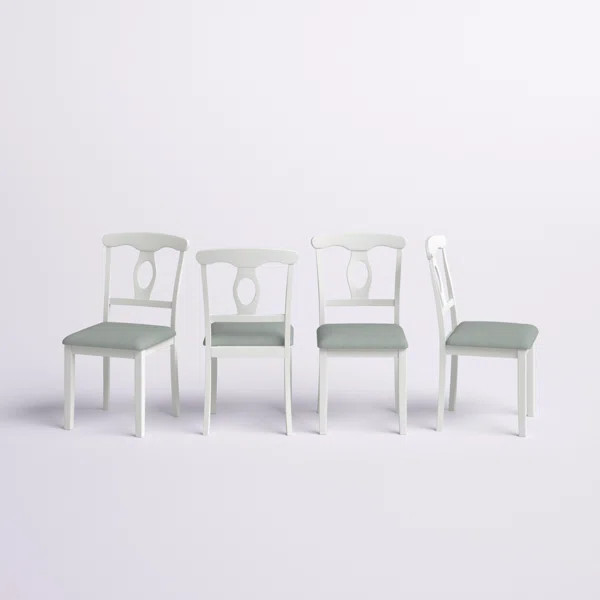 Alnesha 18.7'' H Fabric Upholstered Side Chair (Set of 4) | Wayfair North America