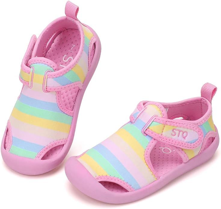 STQ Unisex Babies Quick-Dry Slip on Beach Water Shoes | Amazon (US)