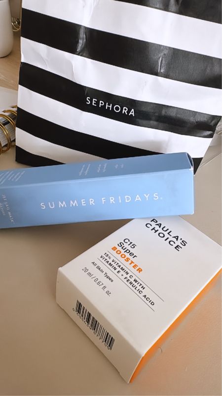 New skincare additions from the Sephora spring sale 

The Summer Fridays Jet Lag mask is major!! Intense hydration!

Paula’s Chhoice C15 Super Booster is new to me and I’m excited to try!! Will keep you posted 

#LTKsalealert #LTKxSephora #LTKbeauty