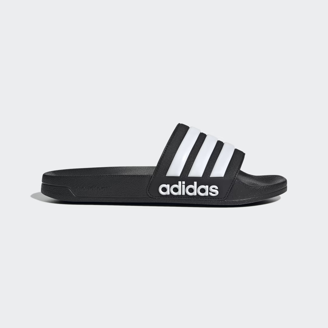 adidas Adilette Shower Slides Core Black M 6 / W 7 Unisex | adidas (US)
