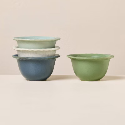 Set of 4 5 fl oz Pinched Edge Mini Bowls - Hearth & Hand™ with Magnolia | Target