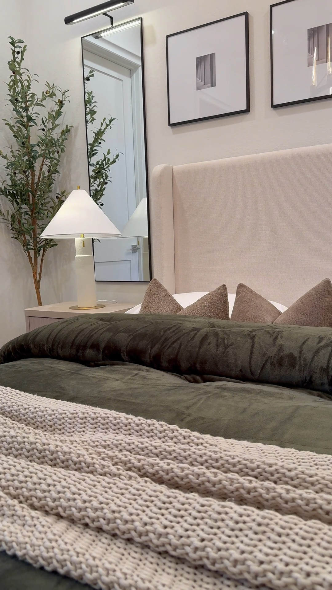 ✨ Here’s another curation of our guest room, with all the details you’ve been asking for!

The rug is an 8x10, and the bed is a queen—this time I went with queen-sized bedding since the frame sits lower than our previous canopy. I kept the mattress at a max of 12 inches to preserve the headboard’s proportions without it feeling overtaken.

The chandelier comes with bulbs, but I swapped them for T300 long lights to give a more elevated look. The frames are spaced 4.5 inches apart for balance.

✨ Want these pieces? I’ve linked the exact items for easy shopping!

#LTKSaleAlert #LTKHome #LTKStyleTip