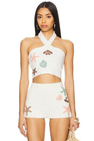 X Revolve Crochet Top in Ivory | Revolve Clothing (Global)