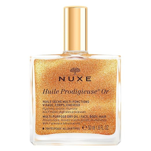NUXE Huile Prodigieuse Shimmer Multi-Purpose Dry Oil - Luxurious Radiant Glow and Hydration for F... | Amazon (US)