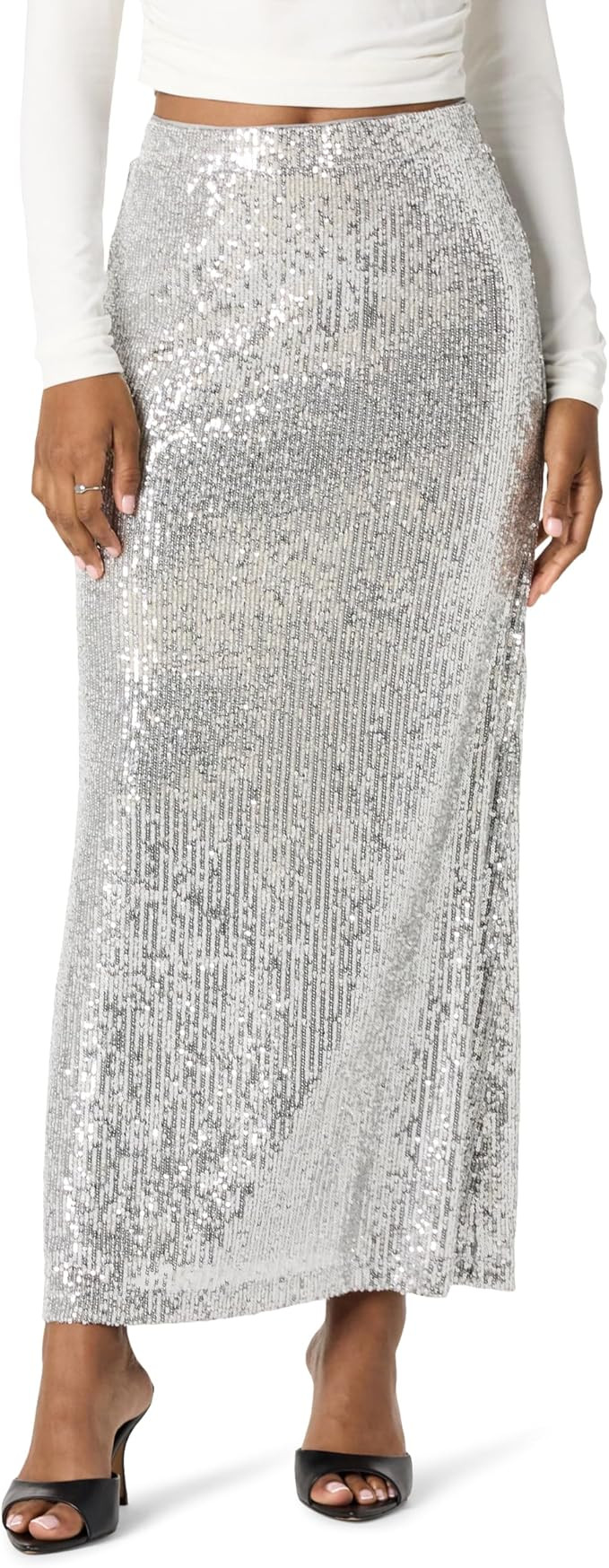 The Drop Women's Adela Sequin Maxi Skirt | Amazon (US)