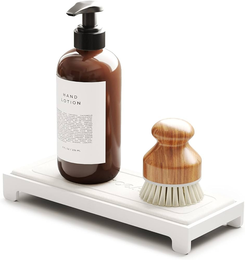 SpaceAid DryingNeat Sink Organizer, Instant Dry Sink Caddy Organizers, Kitchen Sponge Soap Holder... | Amazon (US)