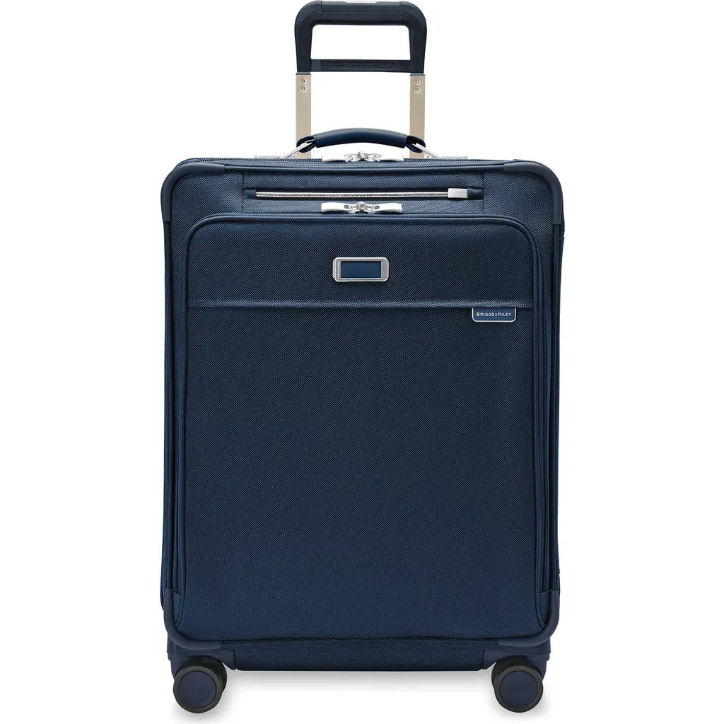 Briggs & Riley Baseline 26-Inch Medium Expandable Spinner Suitcase in Navy at Nordstrom | Nordstrom