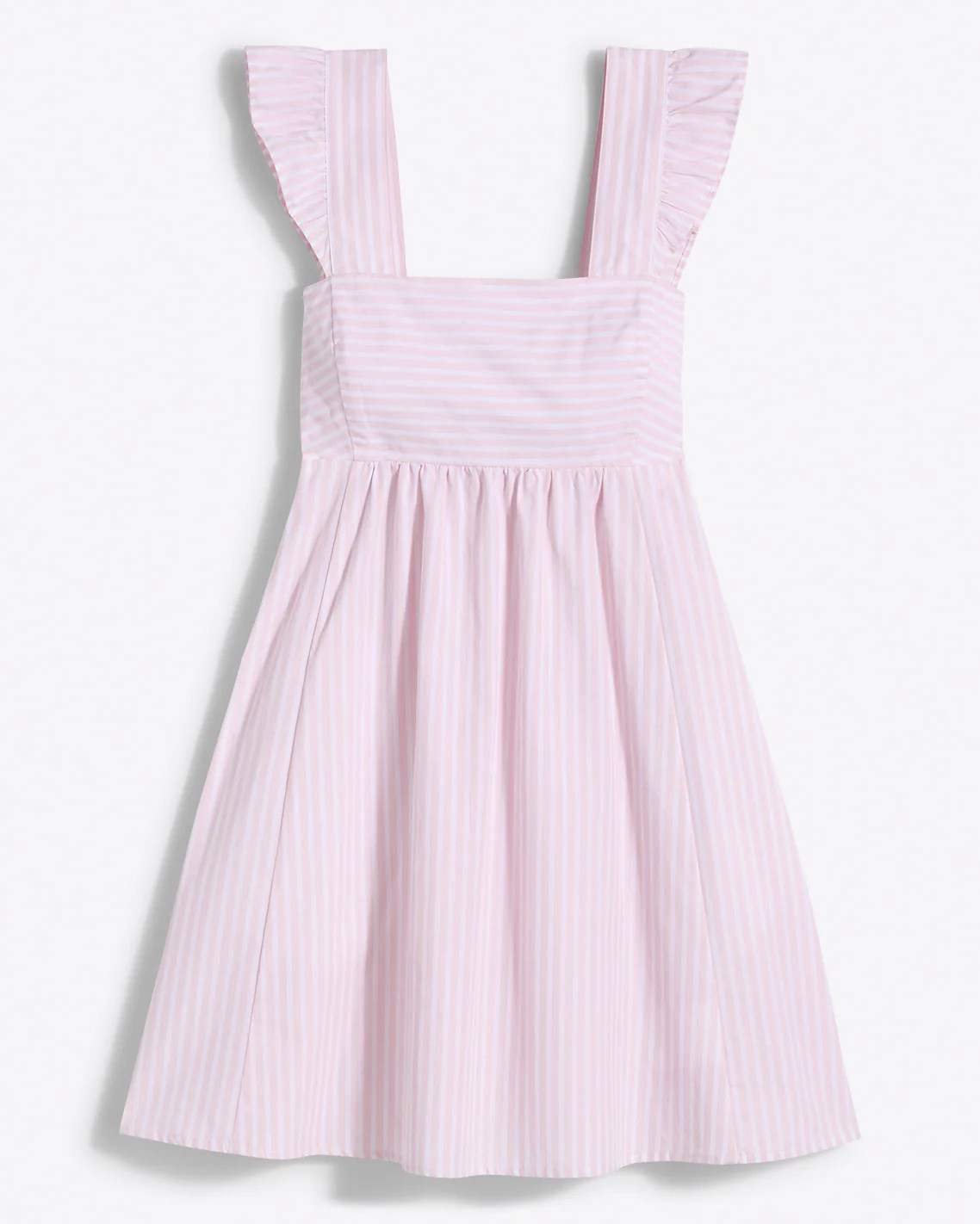 Maddie Babydoll Dress in Pink Stripe | Draper James (US)