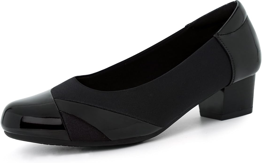 Ortho + Rest Women Bunion Dress Shoes Low Heel Orthopedic Slip on Loafers Orthotic Pumps | Amazon (US)