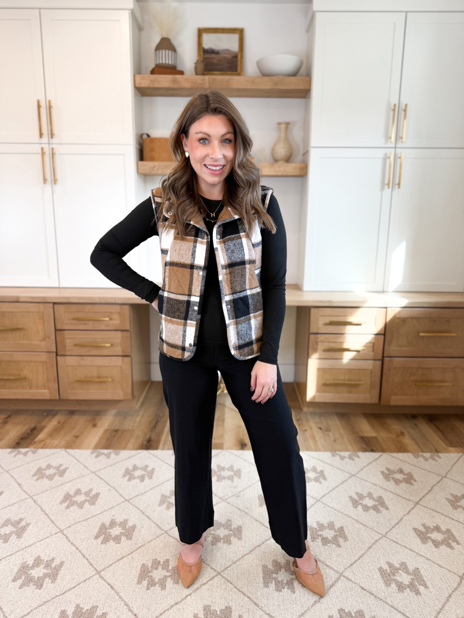 Amazon fall outfit! This vest is so cute for fall! Great for the office or date night! 

#LTKootd #LTKSeasonal #LTKU