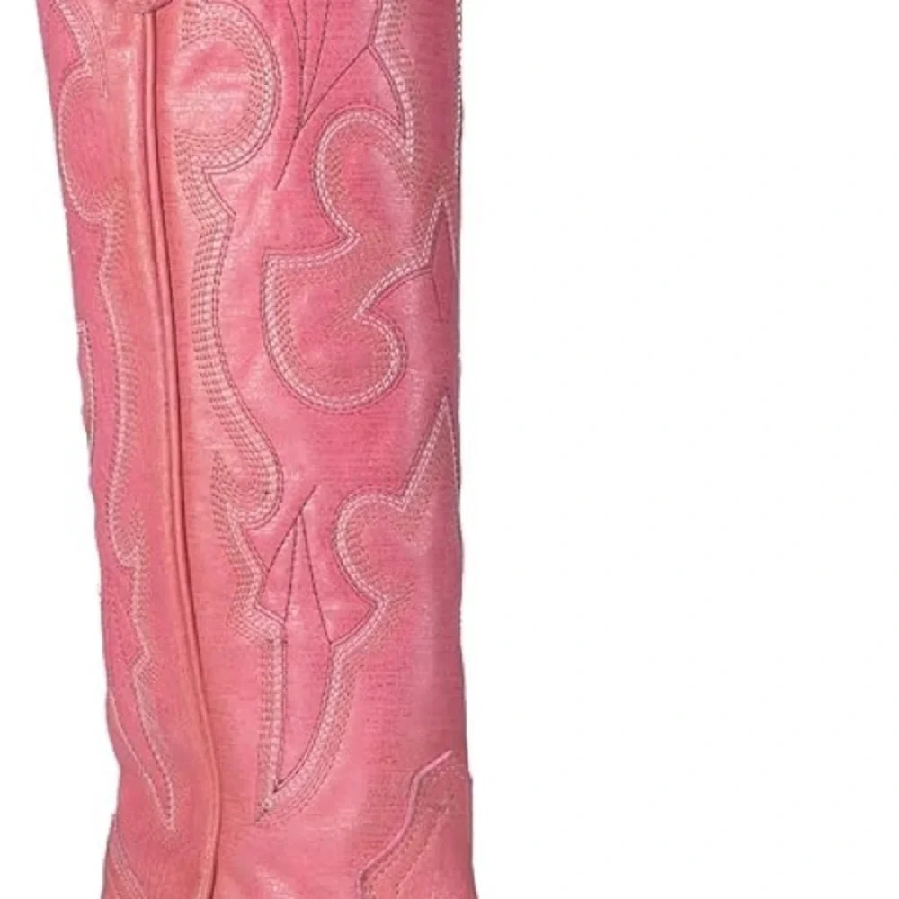 Pink Heeled Boots for Women | Poshmark