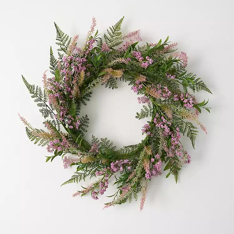 New! Leafy Blush Berry Wreath | Kirkland's Home