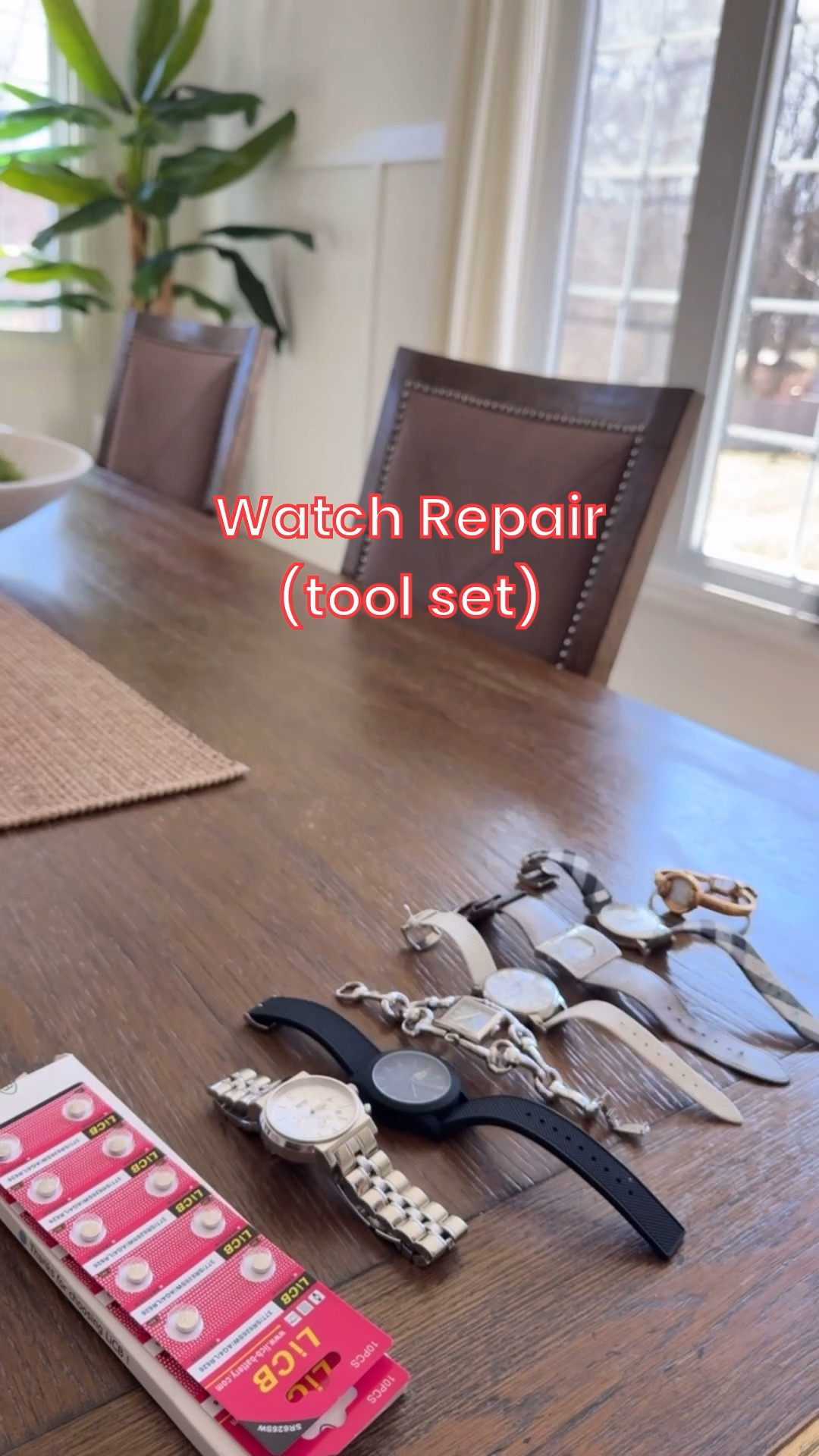 Watch Repair Kit, Professional Watch Battery Replacement Kit, Watch Repair Tools with Carrying Case, Watch Link Removal Tool Kit, Watch Case Opener. 
All in one! 

#LTKActive #LTKHome #LTKU
