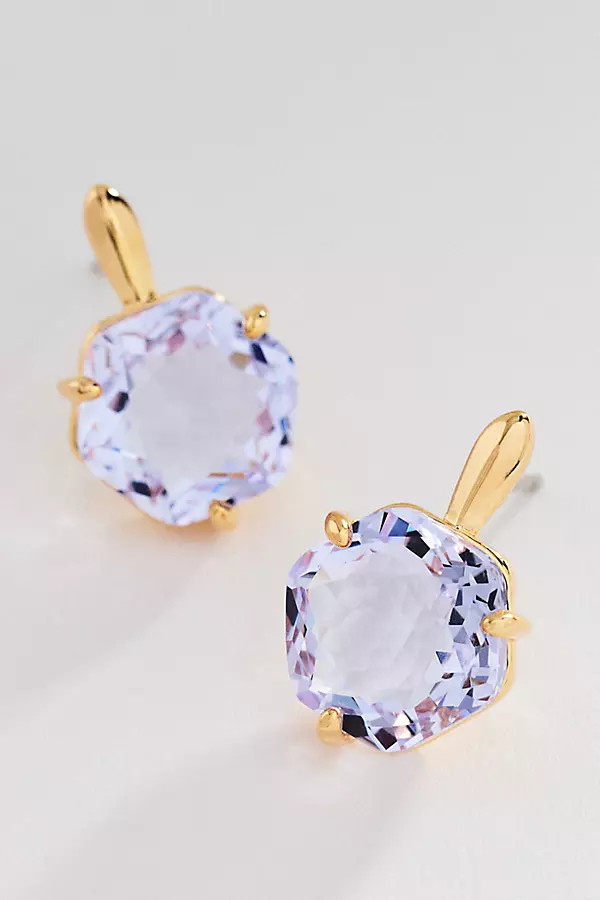 Hexagon Stone Post Earrings | Anthropologie (US)