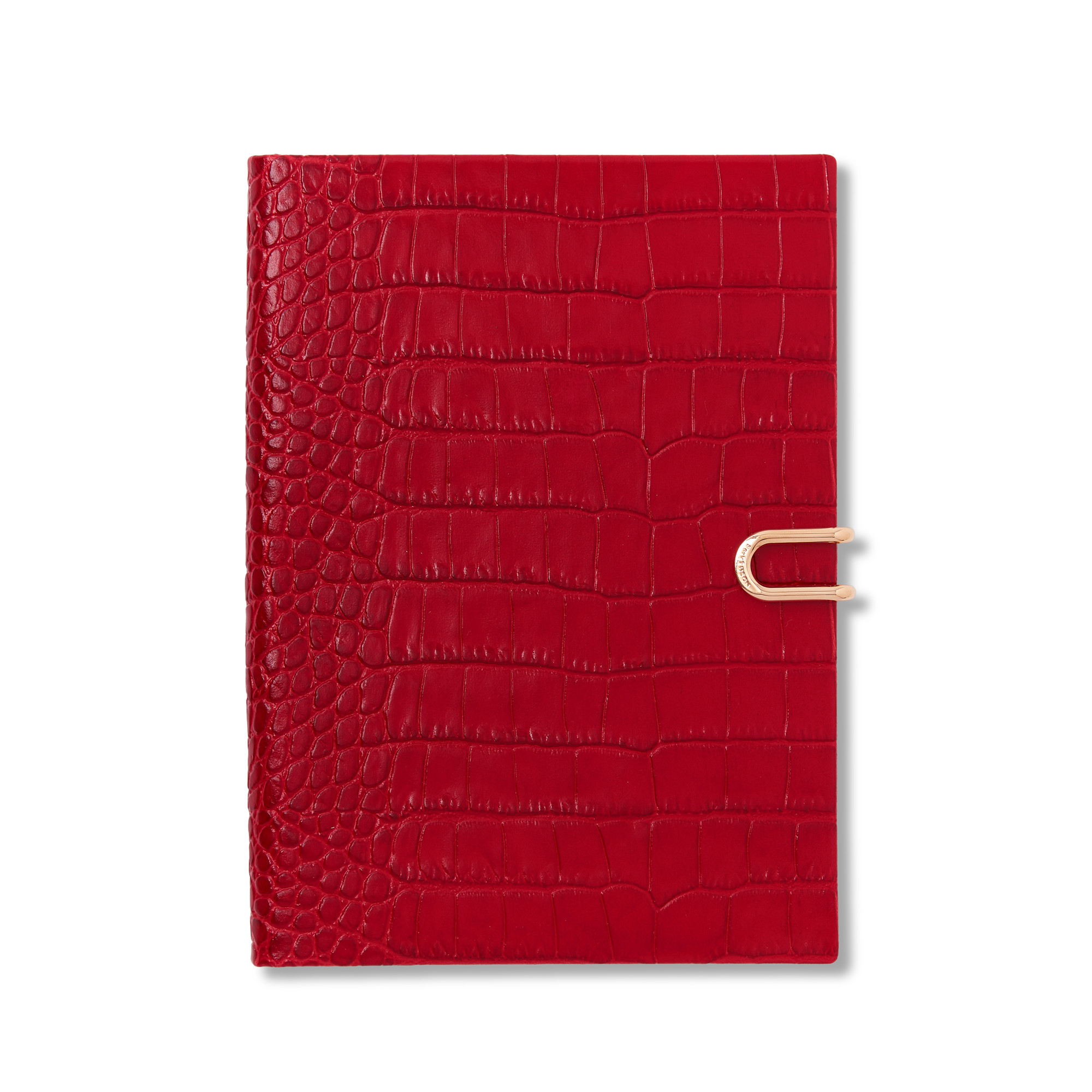 2026 Soho Weekly Journal with Slide in Mara  in red | Smythson | Smythson