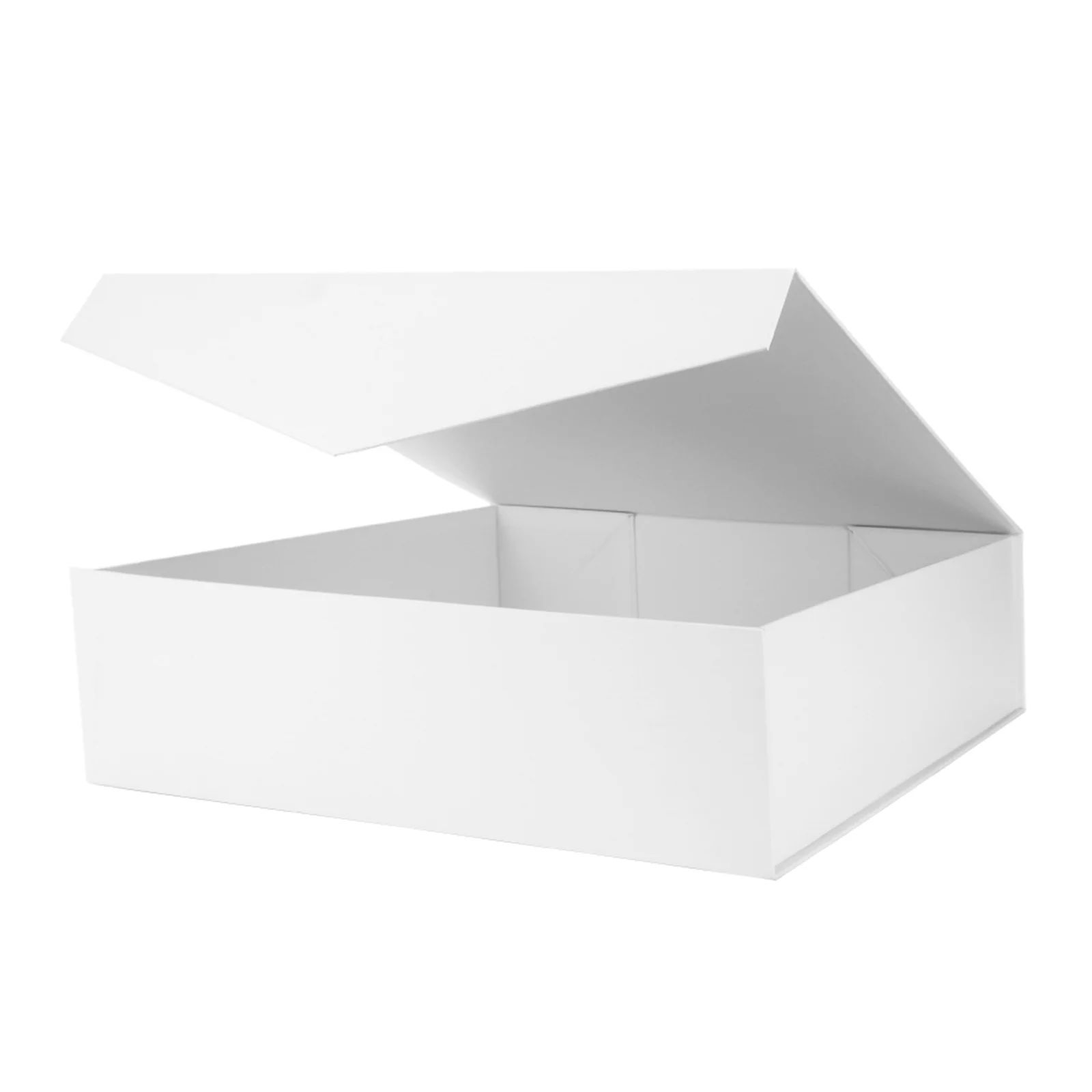 PKGSMART Extra Large Gift Box with Lid, White Magnetic Gift Box for Wedding, 16.3x14.2x5 inches | Walmart (US)