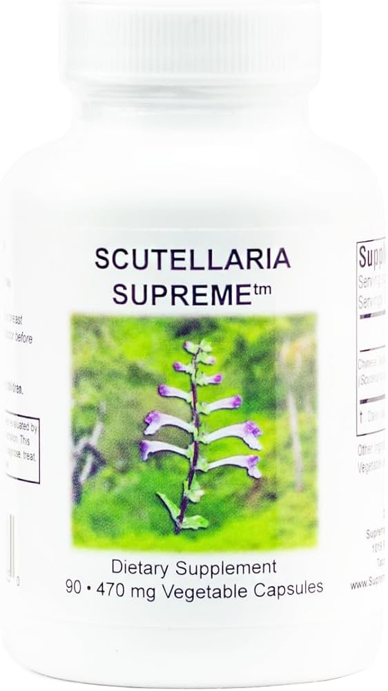 Supreme Nutrition Scutellaria Supreme, 90 Pure Chinese Skullcap Root Vegetarian Capsules | Amazon (US)