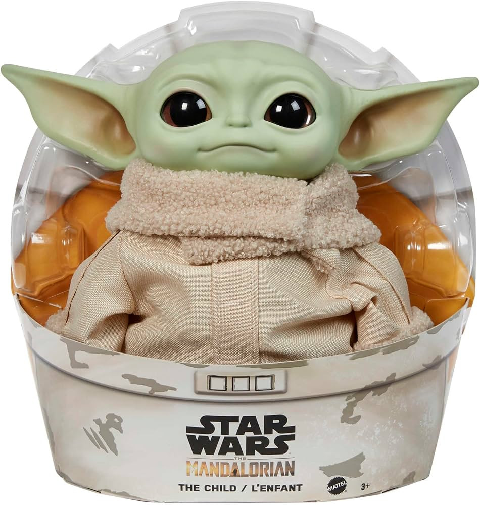 Mattel Star Wars Grogu Plush Toy, Character Figure with Soft Body. Inspired by Star Wars The Mand... | Amazon (US)