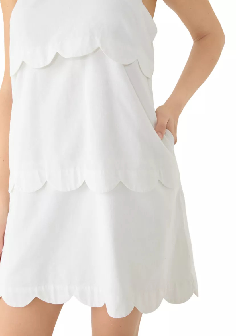 Women's Sleeveless Scallop Tier Dress | Belk