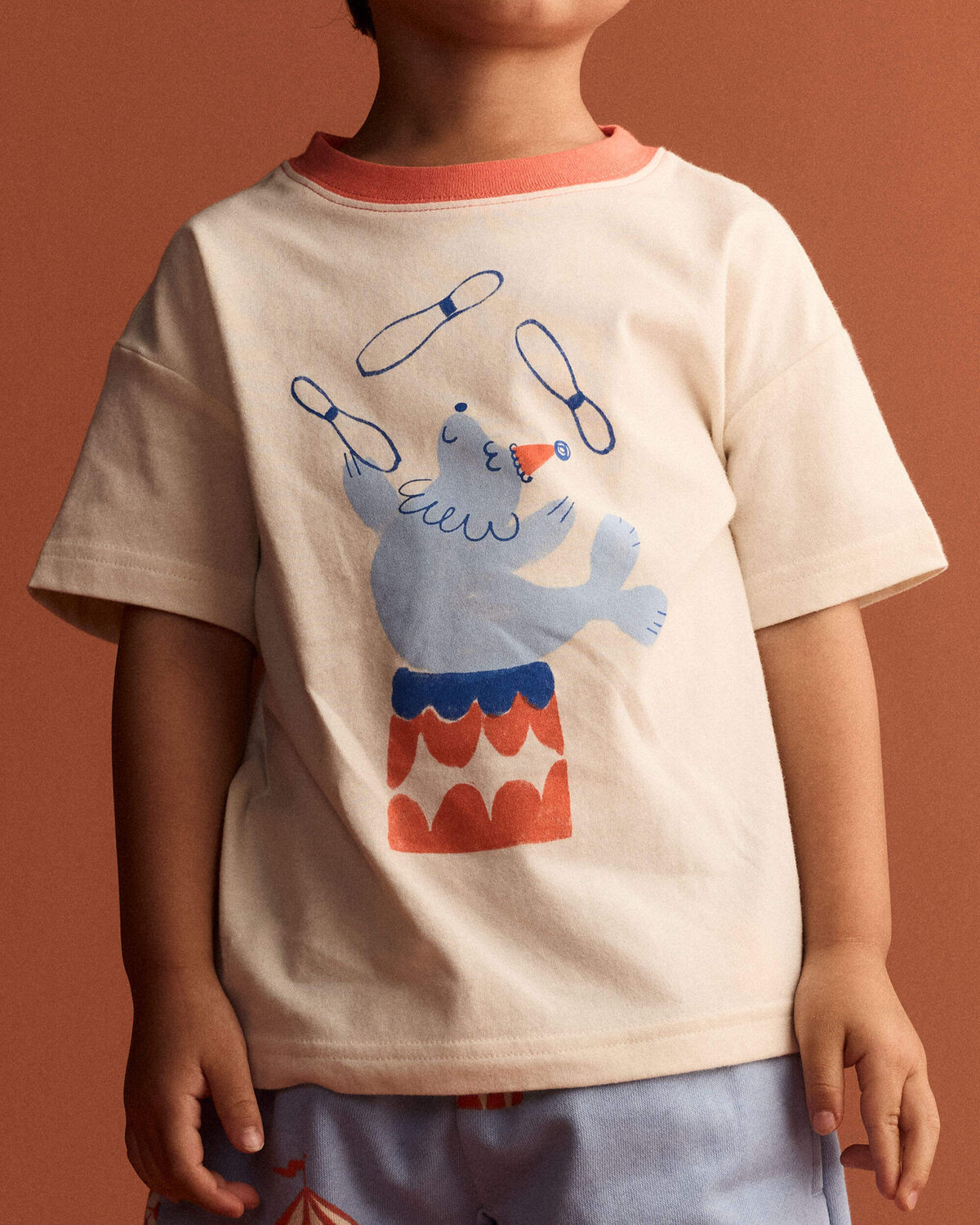 Toddler Juggling Relaxed Graphic Tee - Cream | Carter's Inc