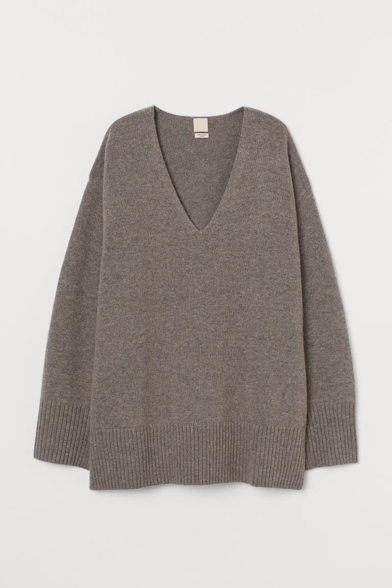 Oversize-Pullover aus Wollmix | H&M (DE, AT, CH, NL, FI)