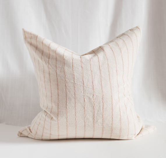 Woven Striped on Cotton 12x20 20x20 Cushion Cover  Hmong - Etsy | Etsy (US)