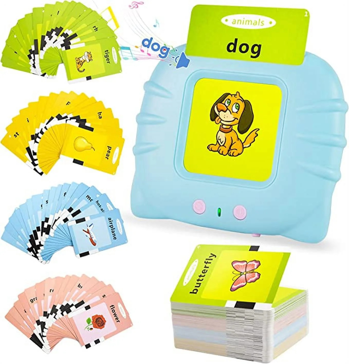 Speech Talk Toddler Flashcard Learning Toy For 1 2 3 4 56 Year Old Boys And Girls, Early Childhoo... | Walmart (US)