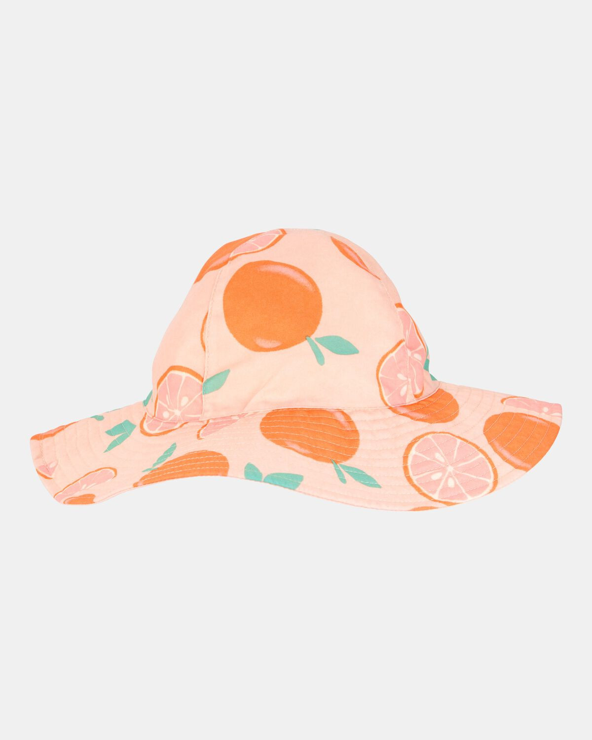 Toddler Girl Orange Fruit Print Reversible Swim Hat - Orange/Peach | Carter's Inc