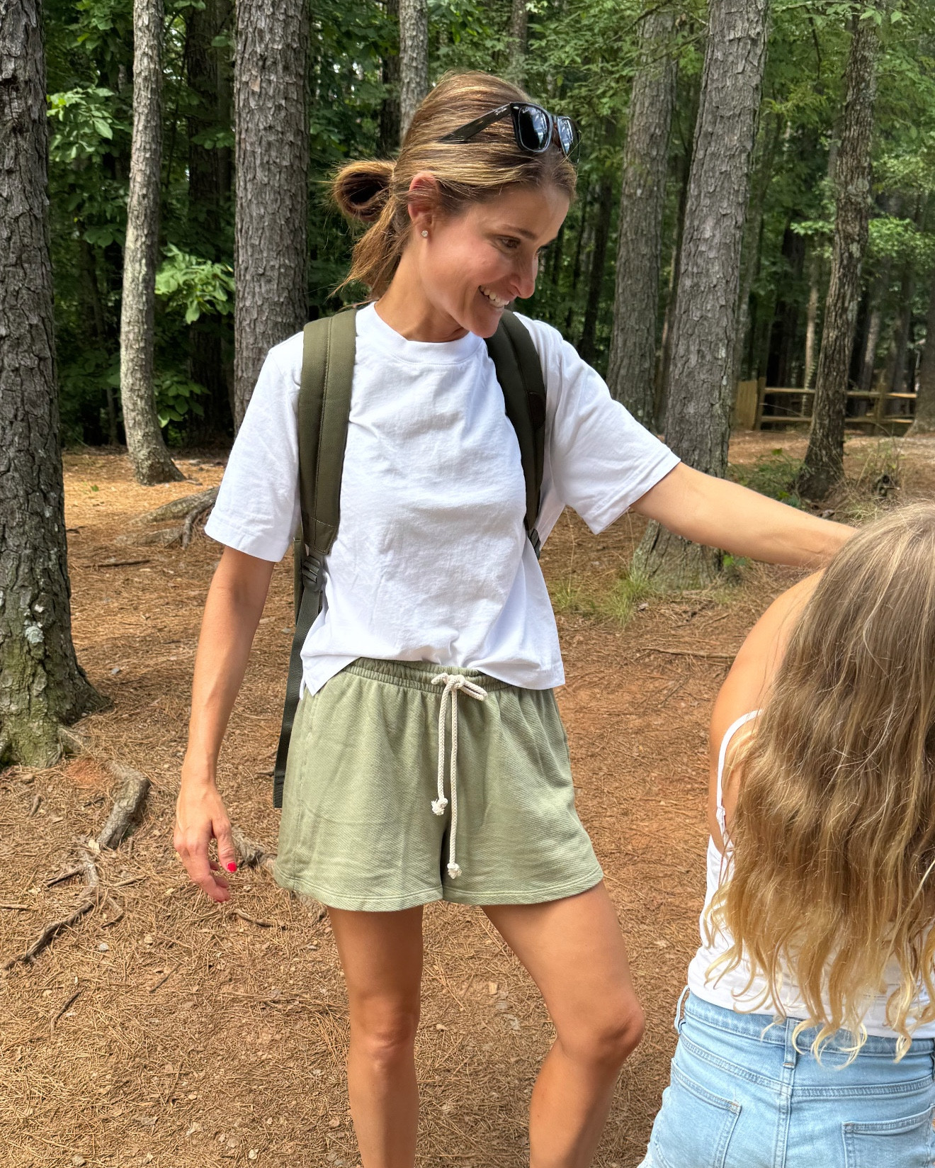 The cutest shorts - and now on sale for $10.50 - wearing a size small. If you see between I would size down! 

#LTKFindsUnder50 #LTKSaleAlert #LTKSeasonal