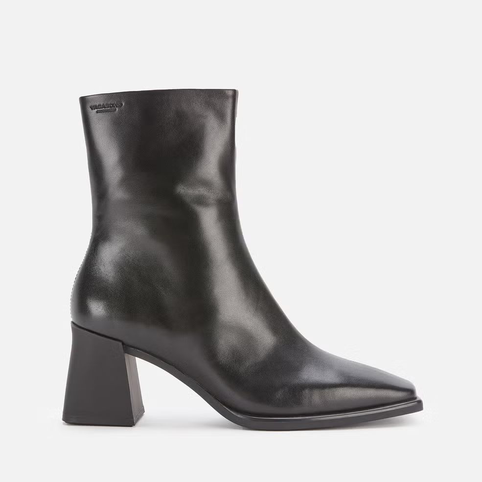 Vagabond Women's Hedda Leather Heeled Boots - Black | Allsole | Allsole (Global)