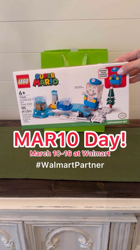 🎉 HAPPY MAR10 DAY!!! @Walmart is celebrating all things Mario with lots of Mario themed promotions, trending items, and new games! Save on select Switch titles like Mario Kart 8 Deluxe, Super Mario Party and more for a limited time on Walmart.com visit www.walmart.com/mario to shop!
#WalmartPartner #Mar10Day

Walmart is also partnering with Nintendo to offer an exclusive gift with purchase to anyone who buys Princes Peach: Showtime! launching on March 22nd. 

I have linked some of my favorite Mario finds from Walmart on my LTK shop!

#MarioDay #Mar10 #PrincessPeachImpact #WalmartFinds #GiftIdeas

#LTKsalealert #LTKVideo #LTKkids