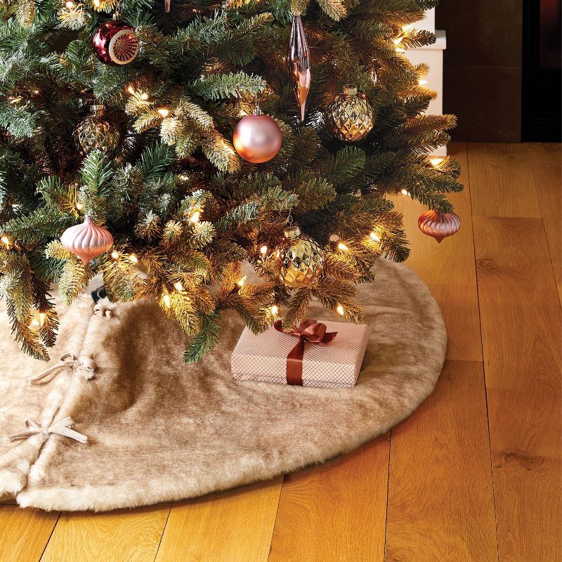 Faux Fur Christmas Tree Skirt - Threshold™ | Target
