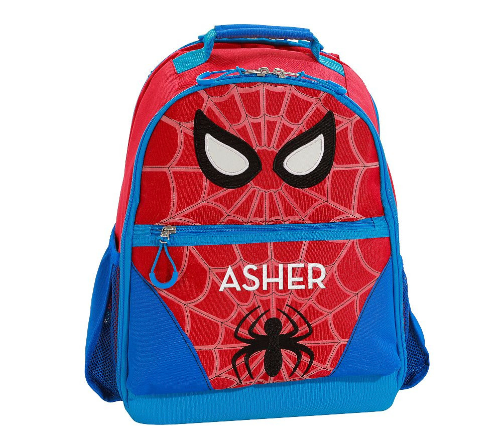 Mackenzie Marvel's Spider-Man Critter Glow-in-the-Dark Adaptive Backpack | Pottery Barn Kids