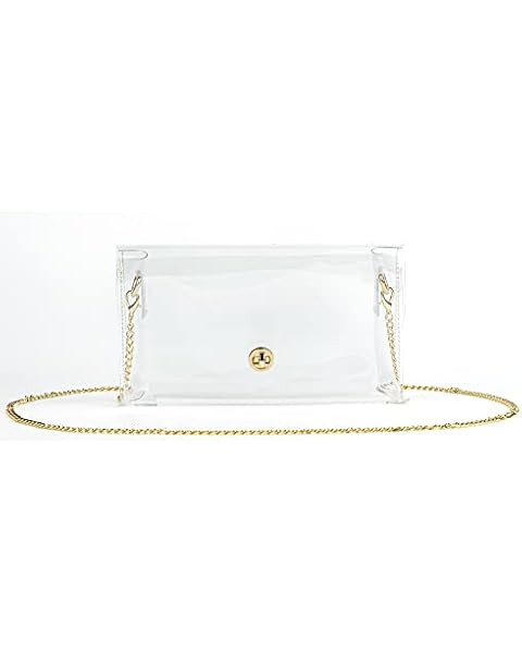 Amazon.com: Vorspack Clear Purse Gift for Women Stadium Approved Clear Crossbody Bag Cute for Spo... | Amazon (US)