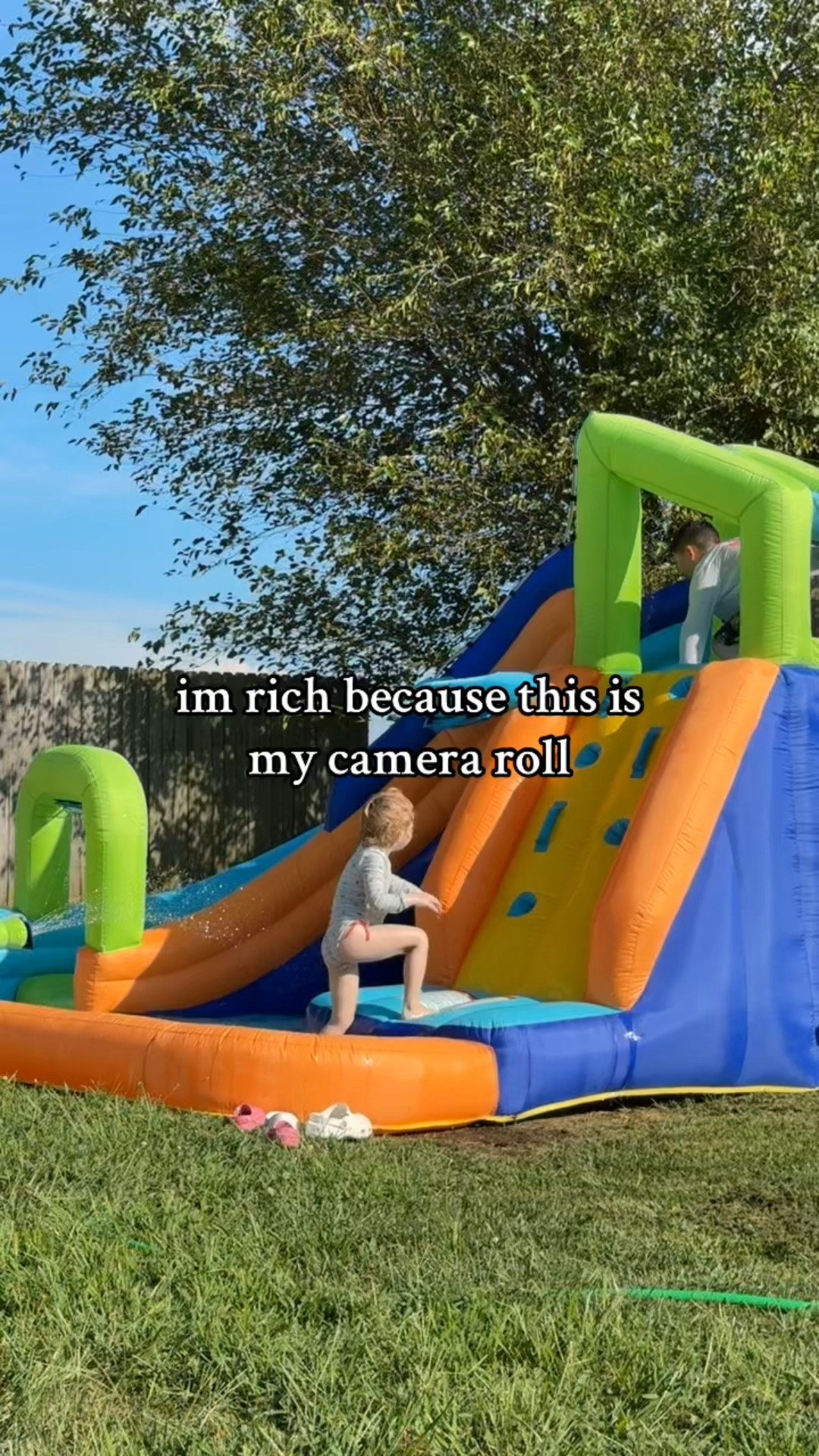 This inflatable water slide is hands-down the BEST backyard purchase we’ve made!

The kids could play for hours while we get to relax. Linked our exact one from Sam’s Club so you can grab it too—your backyard will never be the same 💦 #BackyardGoals #SummerVibes #LTKfamily

#LTKFamily #LTKKids