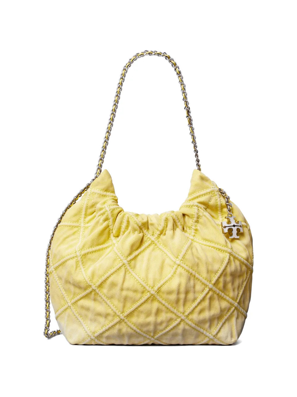 Tory Burch mini Fleming Soft Hobo bag - Yellow | Farfetch Global