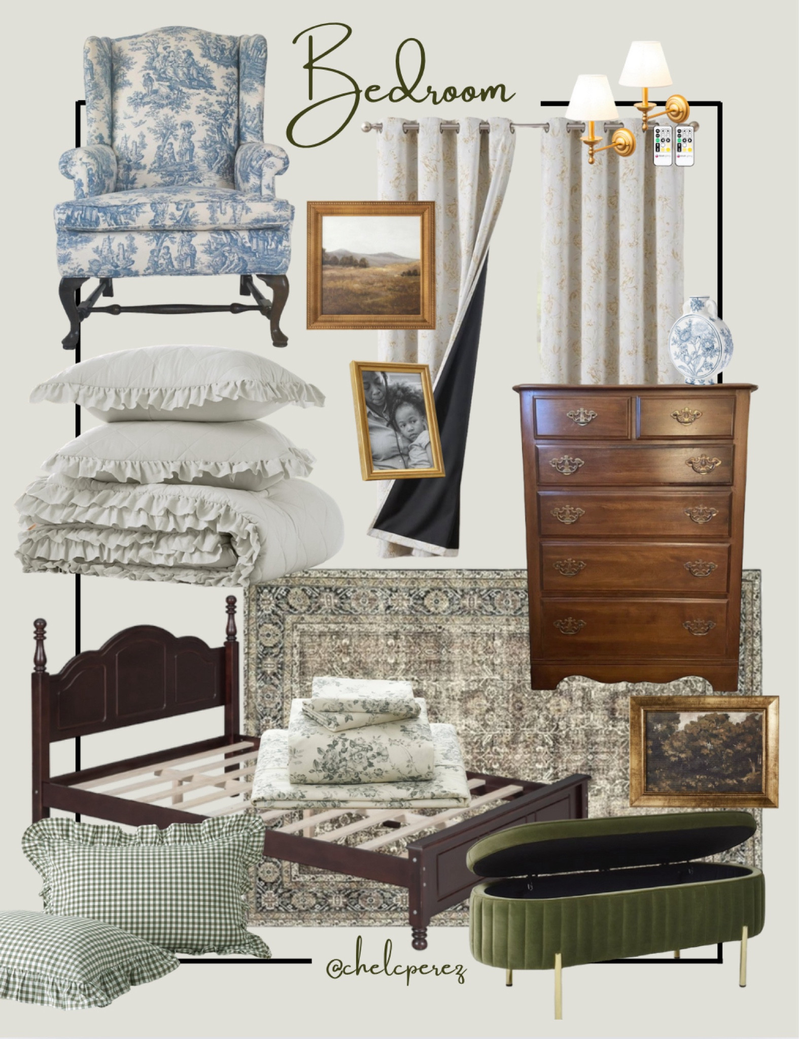 Victorian Countryside Bedroom Interior 

#LTKHome #LTKFindsUnder100 #LTKStyleTip