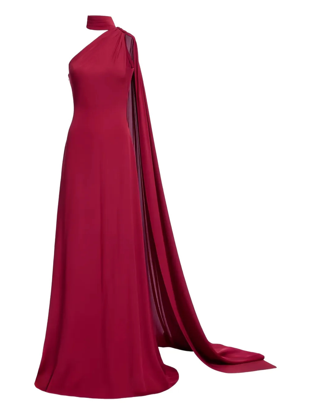 Elie Saab Robe Longue à Une Épaule | Rouge | FARFETCH FR | Farfetch Global